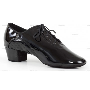 Мужские туфли для бальных танцев «DanceMaster 450 (лак)» латина 4см